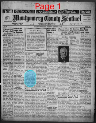 Page thumbnail for Montgomery County Sentinel