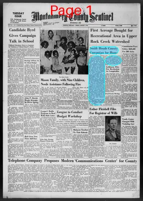 Page thumbnail for Montgomery County Sentinel