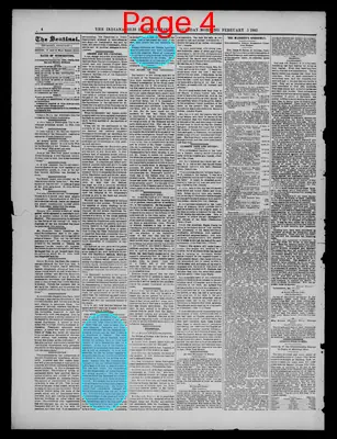 Page thumbnail for The Indianapolis Sentinel
