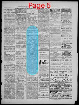 Page thumbnail for The Indianapolis Sentinel