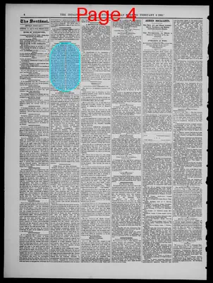 Page thumbnail for The Indianapolis Sentinel