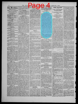 Page thumbnail for The Indianapolis Sentinel