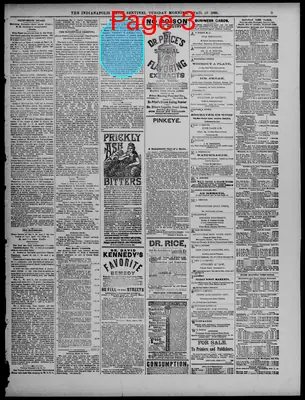 Page thumbnail for The Indianapolis Sentinel