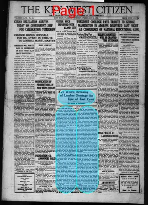 Page thumbnail for The Key West Citizen