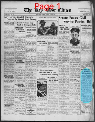 Page thumbnail for The Key West Citizen