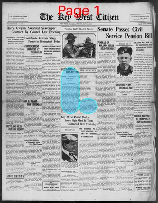 Page thumbnail for The Key West Citizen