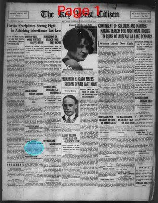 Page thumbnail for The Key West Citizen