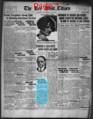 Page thumbnail for The Key West Citizen