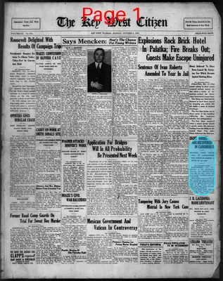 Page thumbnail for The Key West Citizen