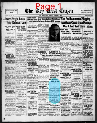 Page thumbnail for The Key West Citizen