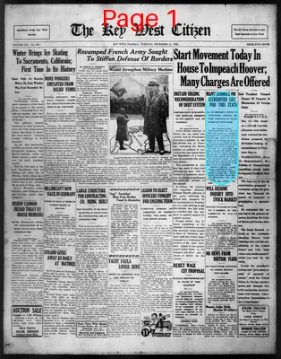 Page thumbnail for The Key West Citizen
