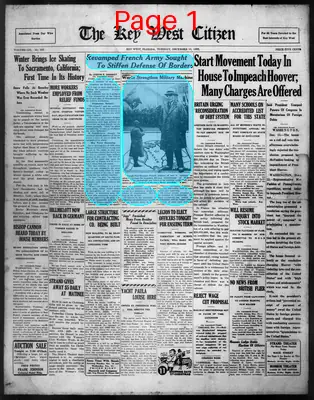 Page thumbnail for The Key West Citizen