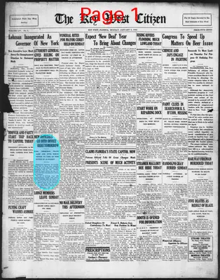 Page thumbnail for The Key West Citizen