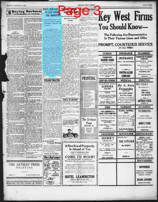 Page thumbnail for The Key West Citizen