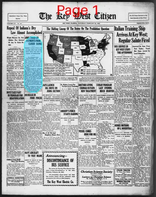 Page thumbnail for The Key West Citizen