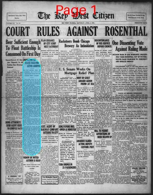 Page thumbnail for The Key West Citizen