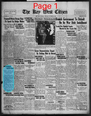 Page thumbnail for The Key West Citizen