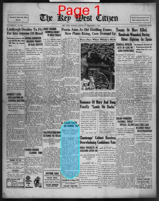 Page thumbnail for The Key West Citizen