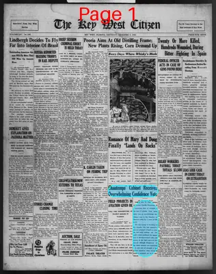 Page thumbnail for The Key West Citizen