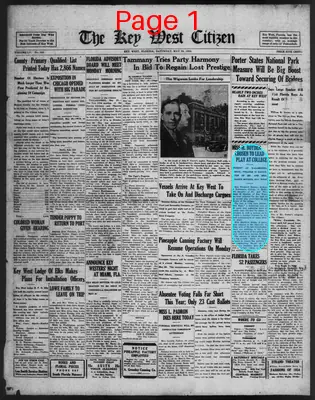 Page thumbnail for The Key West Citizen