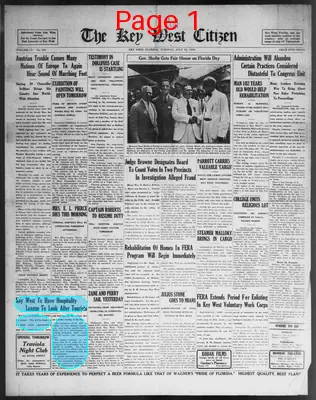 Page thumbnail for The Key West Citizen