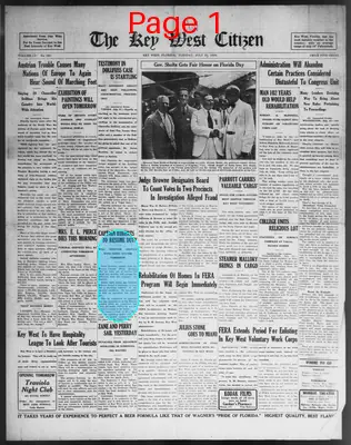 Page thumbnail for The Key West Citizen