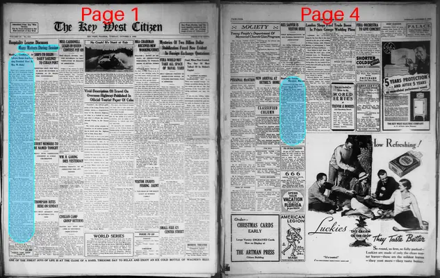 Page thumbnail for The Key West Citizen