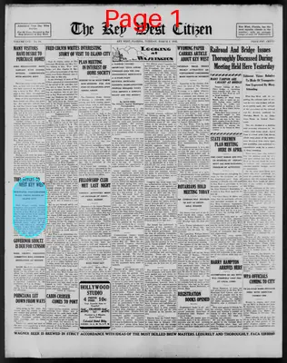 Page thumbnail for The Key West Citizen