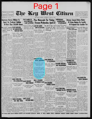 Page thumbnail for The Key West Citizen