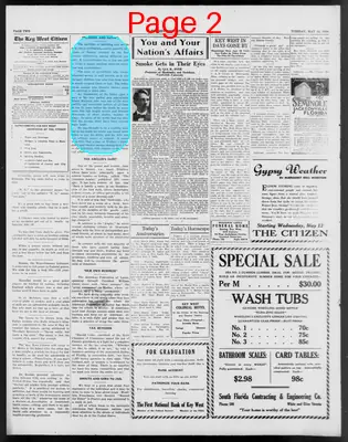 Page thumbnail for The Key West Citizen