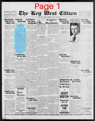 Page thumbnail for The Key West Citizen