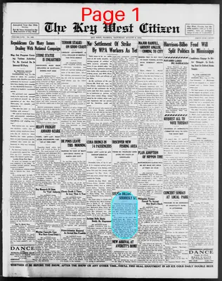 Page thumbnail for The Key West Citizen