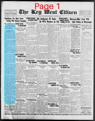 Page thumbnail for The Key West Citizen