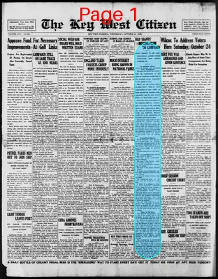 Page thumbnail for The Key West Citizen
