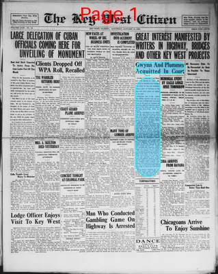 Page thumbnail for The Key West Citizen