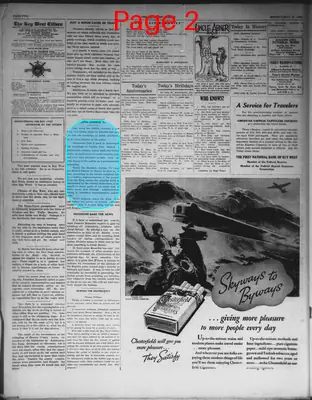 Page thumbnail for The Key West Citizen