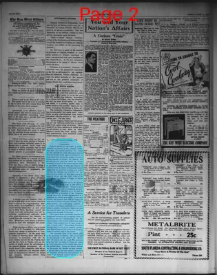 Page thumbnail for The Key West Citizen