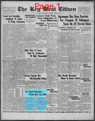 Page thumbnail for The Key West Citizen