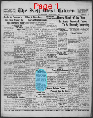 Page thumbnail for The Key West Citizen