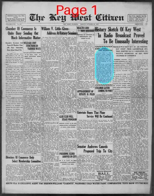 Page thumbnail for The Key West Citizen