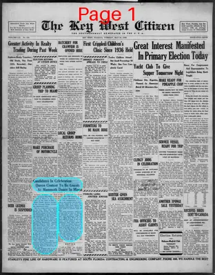 Page thumbnail for The Key West Citizen