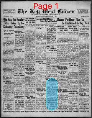 Page thumbnail for The Key West Citizen