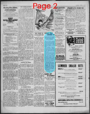 Page thumbnail for The Key West Citizen