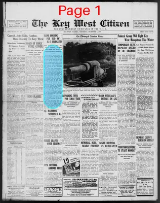 Page thumbnail for The Key West Citizen