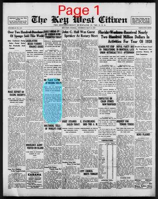 Page thumbnail for The Key West Citizen
