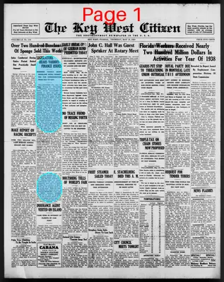 Page thumbnail for The Key West Citizen