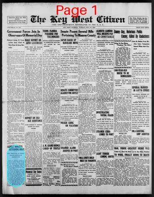 Page thumbnail for The Key West Citizen