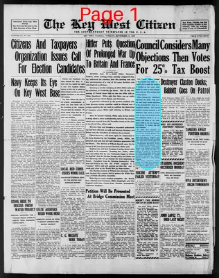 Page thumbnail for The Key West Citizen