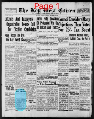 Page thumbnail for The Key West Citizen