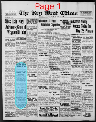 Page thumbnail for The Key West Citizen